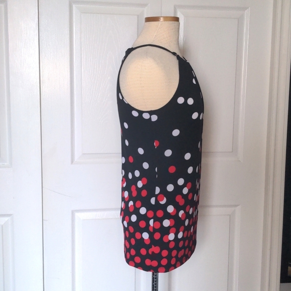 Polka Dot Black White and Red Halter Top by Ricki's - Picture 3 of 7
